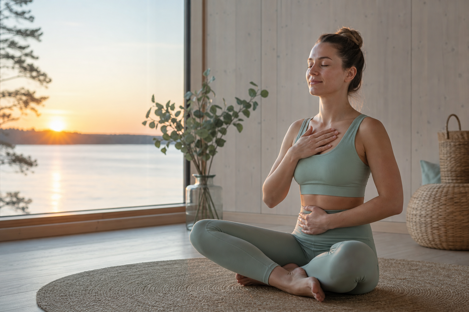 Purgingrinse calm breath morning meditation exercise